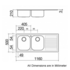 Abey BF200LTW Double Bowl Right Hand Drainer Sink Pack image NaN