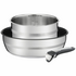 Tefal Jamie Oliver Ingenio Non-Stick Induction 3 Piece Pot Cookware Set L9569516 image NaN