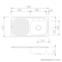 Oliveri UF02 Ultraform Single Bowl Left Hand Drainer Topmount Sink image NaN