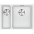 Franke Maris 340/150mm 1 and 1/2 Bowl Left Undermount Sink Polar White MRG160SBLPW-B image NaN