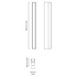 CTO Lighting Artes 600 Wall Light - Bronze ARTCW6BZHA image NaN