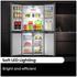 Hisense 483L PureFlat Slim French Door Refrigerator with Non-Plumbed Ice and Water Dispenser Stainless Steel HRCD483TSW image NaN