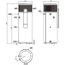 Stiebel Eltron 300L SHP-O 301 Premium Heat Pump Hot Water System WiFi Enabled White 207265 hero image