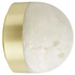 CTO Lighting Lucid 300 Flush Wall Or Ceiling Light - Alabaster and Satin Brass LUCCW3HASB image NaN