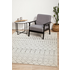 Rug Culture Chrome Large Silver & Off White Rug 290X200CM - CRO-ELS-SIL-290X200 image NaN