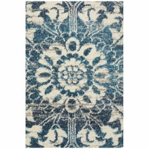 Rug Culture Babylon Power Loomed Rug 400x300 BLN207BLUE400X300 hero image