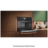 NEFF Flex Design 45cm Compact Oven with FullSteam Brushed Bronze C29FS31Y0A-BB image NaN