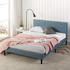 Zinus Liam Classic Home Queen Upholstered Fabric Bed Base Light Blue AU-FPPPLB-12Q image NaN