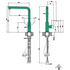 Gessi 17053BN Emporio Kitchen Mixer Pull-Out Tap image NaN