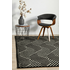 Rug Culture York Large Black & Natural Rug 290X200CM - YRK-CIND-GLD-290X200 image NaN