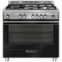 Glem 90cm Fan Assisted Gas Oven/Stove Black GS965GGN image NaN