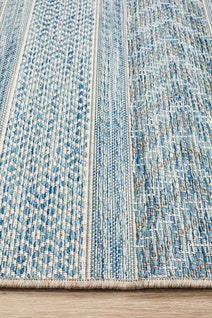 Rug Culture Terrace Large Blue Rug 400X80CM - TER-5505-BLU-400X80 hero image