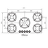 Pitt Natural Gas Cooktop Black ELBRUS-BLK image NaN