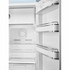 Smeg 270L 50's Retro Style Aesthetic Top Mount Fridge Pastel Blue FAB28RPB3AU image NaN