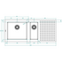 Barazza Select 120 1 & 1/3 Bowl Topmount Sink with Right Hand Drainer 1ISX120L image NaN