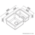 Abey LG180UT2 Lago 1 and 1/3 Bowl Undermount Sink Pack image NaN