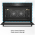 Beko 90cm Twin Fan Multifunction Built in Oven Dark Stainless Steel BBOB91271MDX image NaN