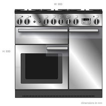 Falcon KCH90DFFBL-CHLPG 90cm Freestanding Dual Fuel Oven/Stove hero image