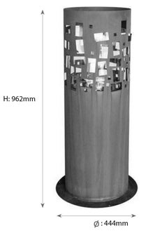 Planika GUSCOM Gustav Commerce Bio Ethanol Outdoor Fireplace hero image