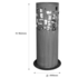 Planika GUSCOM Gustav Commerce Bio Ethanol Outdoor Fireplace image NaN