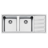 Smeg Double Bowl Topmount Sink with Right Hand Drainer LD116LHD image NaN