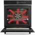 Beko 60cm Built-In Oven with Airfry-SteamAdd & Pyrolytic Cleaning Black BBO6851PDX1 image NaN