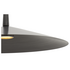 CTO Lighting Tinto Medium Pendant with Black Silk Braided Flex - Dark Bronze TINPEMBZBF image NaN