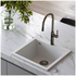 Oliveri Vilo Pull Out Goose Neck Mixer Tap Gunmetal VT2400-GM image NaN