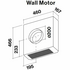 Falmec F9NV90W1-EW1500 90cm Nuvola Ceiling Cassette Rangehood with Wall Motor image NaN