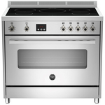 Bertazzoni 90cm Professional Series Stainless Steel Induction Freestanding Oven PRO905IMFESXE hero image