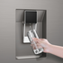 Haier 431L Bottom Mount Refrigerator with Non-Plumbed Water Dispenser Satina Silver HRF420BHS image NaN