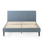 Zinus Liam Classic Home Queen Upholstered Fabric Bed Base Light Blue AU-FPPPLB-12Q hero image
