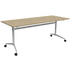 OLG Uniflip Table 1500x750 New Oak Worktop with White Frame OG_UNIFLIP1575W_NO image NaN