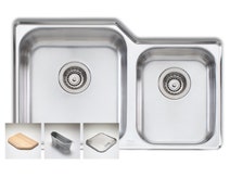 Oliveri NP61U Nu-Petite 1 and 3/4 Bowl Undermount Sink hero image