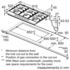 Bosch 90cm Series 6 Stainless Steel Gas Cooktop PCT9A5B90A image NaN