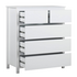 Ostro Furniture Sophia White Tallboy 20003010 image NaN