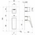 Linsol Madi Wall Mixer with Diverter MAD-04 image NaN