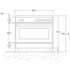 Bertazzoni 90cm Master Series Matte Black Induction Freestanding Oven MPL95I1ETNT image NaN