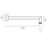 Fantini Soho 355mm Shower Arm 329758 image NaN
