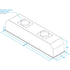 Whispair X3MD16S5.2EPP 160cm Monte Carlo Undermount Rangehood with Twin Pro Plus External Remote Motor image NaN