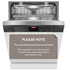 Miele Semi Integrated XXL Dishwasher with AutoDos - Obsidian Black Fascia G7939SCIXXLOBSW image NaN