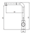 Oliveri Venice Pullout Right Angle Mixer Brushed Chrome VE570BN-P image NaN