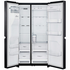 LG 625L Side by Side Fridge with Non-Plumbed Ice & Water Dispenser Matte Black GS-L668MBNL image NaN