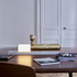 DCW Editions ISP Table Lamp on White Carrare Marble Base ISPTABLEBRWHMA image NaN