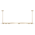 CTO Lighting Modulo Horizontal Ceiling Light - Satin Brass MODPEHLSBSKMO image NaN