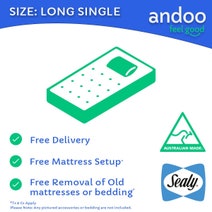 Sealy Posturepedic Laynee Flex Plush Long Single Mattress - 735609 hero image