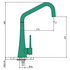 Armando Vicario TINK-RG Tink Kitchen Mixer Tap image NaN