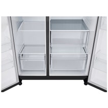 LG 664L Side by Side Refrigerator Matte Black GS-B599MBL hero image