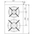 Bora Classic 2.0 Induction & 2 Burner Gas Cooktop With Integrated Rangehood CKA2FIG image NaN