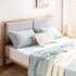 Zinus Arden Queen Bamboo Wood Bed Frame with Upholstered Headboard AU-FPWNH8ZC-08Q image NaN